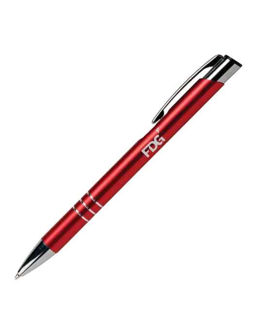 Laurent Red Pen - Black Ink w/FDG Logo