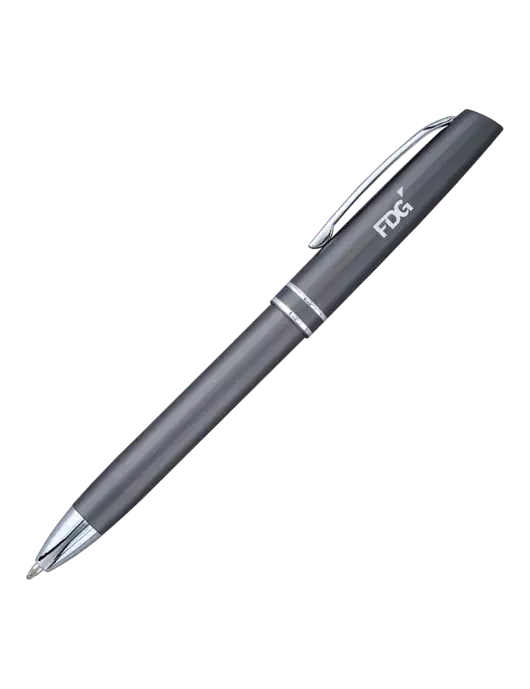 Gunmetal Anguilla Black Ink Pen w/FDG Logo