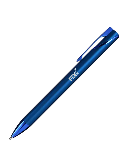 Navy HyperNova Ballpoint Pen - Black Ink w/FDG Logo