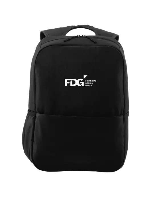 Access Square Laptop Black Backpack w/FDG Logo