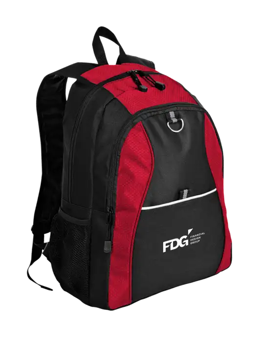 Honeycomb Red/Black Backpack w/FDG Logo