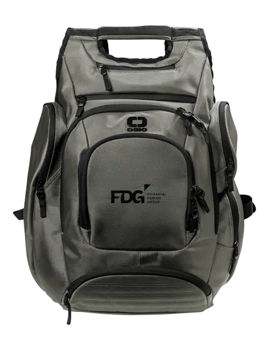 OGIO Medium Grey Metro Ballistic Laptop Backpack w/FDG Logo