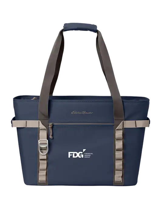 Eddie Bauer Navy Max Cool Tote Cooler  w/FDG Logo