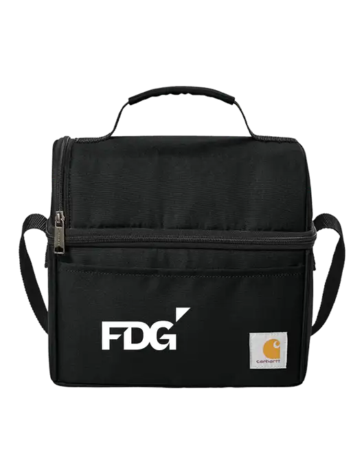 Carhartt Black Lunch 6-Can Cooler w/FDG Logo