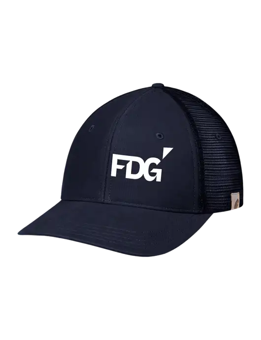 Carhartt Navy Canvas Trucker Cap w/FDG Logo