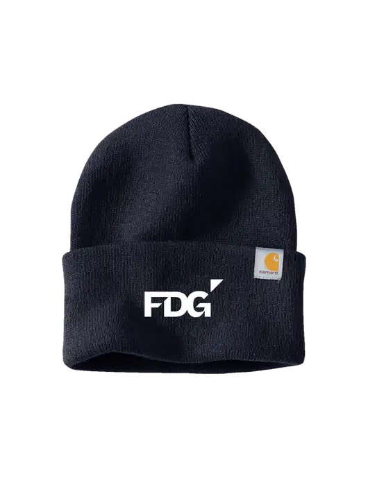 Carhartt Navy Watch Cap 2.0 w/FDG Logo