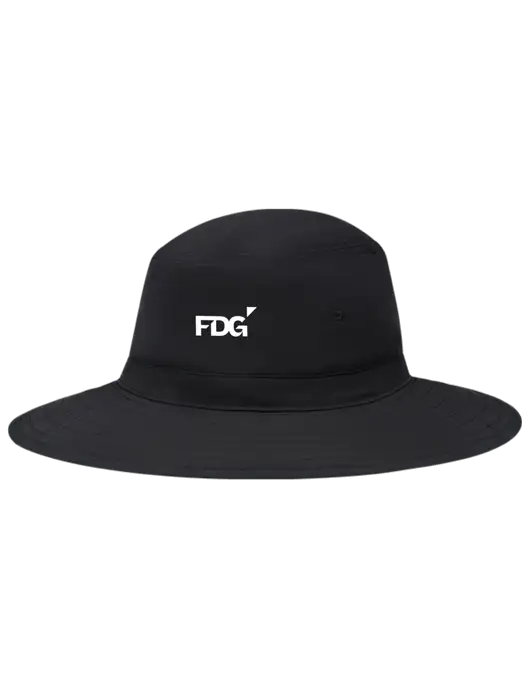 Black Booney Sun Hat w/FDG Logo