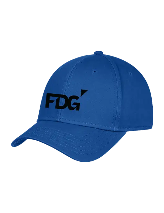 Royal Structured Cap Hook & Loop w/FDG Logo