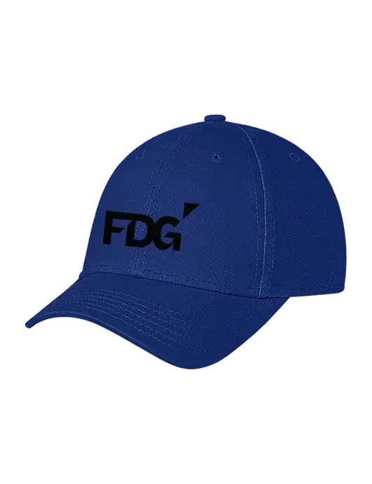 Royal Structured Soft Snap Closure Hook & Loop Cap w/FDG Logo