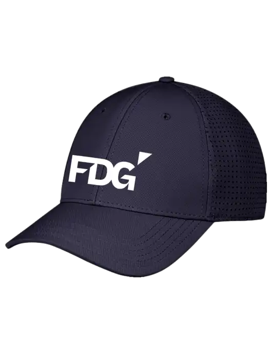 Navy Performance Stretchable Cap Hook & Loop w/FDG Logo