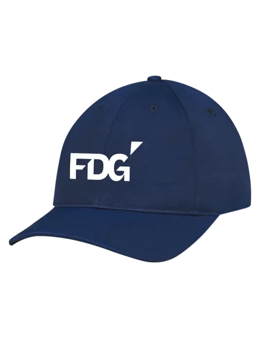 Navy Nylon Twill Performance Cap w/FDG Logo
