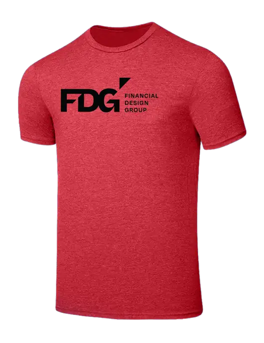 Seriously Soft Heathered Red T-Shirt w/FDG Logo