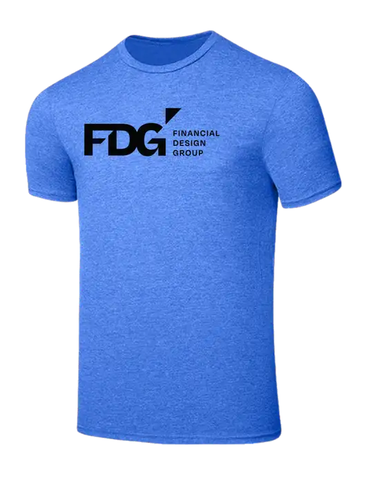 Seriously Soft Heathered Royal T-Shirt w/FDG Logo