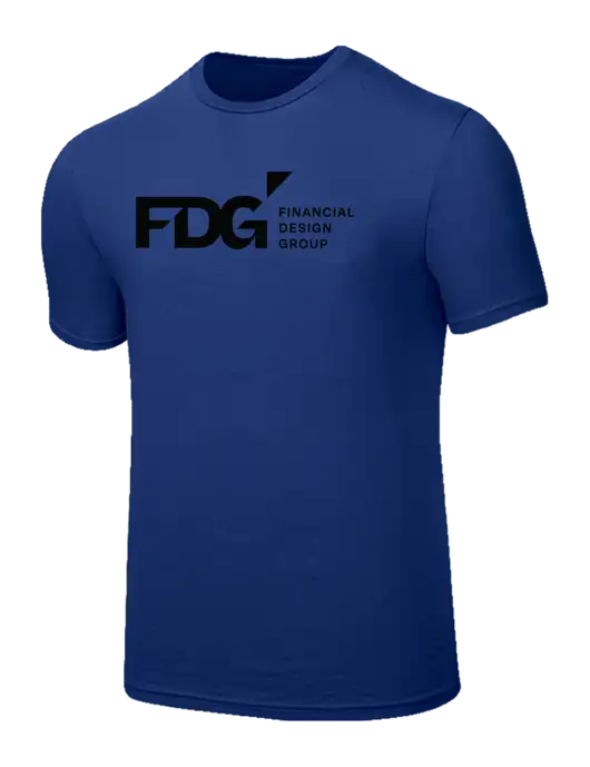 Seriously Soft Dark Royal T-Shirt w/FDG Logo