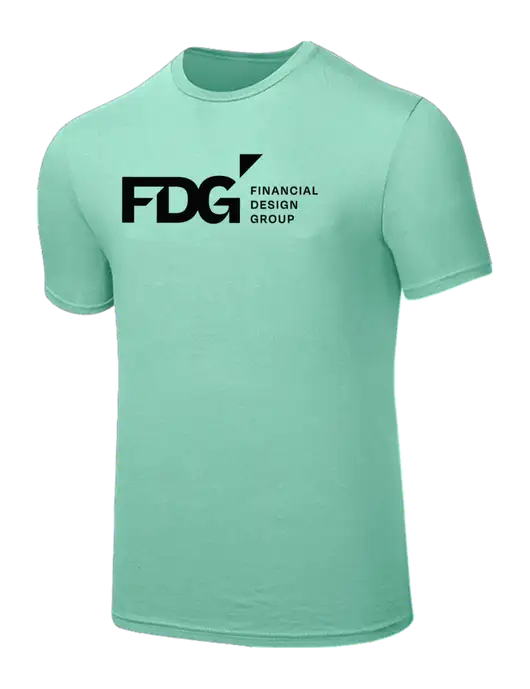 Seriously Soft Very Light Green T-Shirt w/FDG Logo
