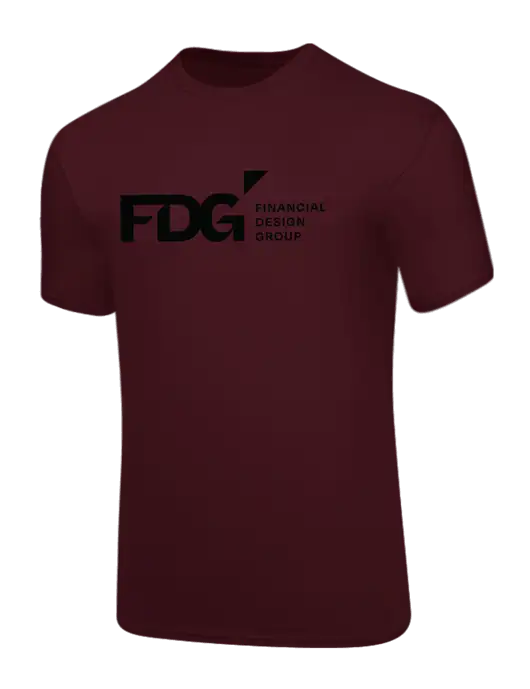 Core Blend Maroon T-Shirt w/FDG Logo
