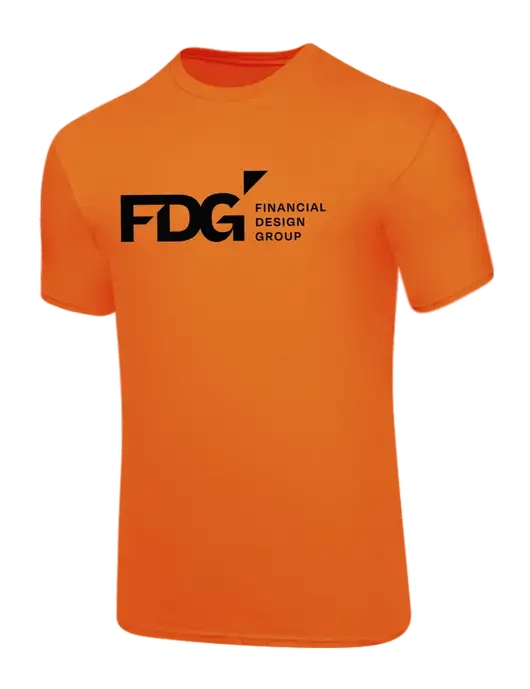 Core Blend Safety Orange T-Shirt w/FDG Logo
