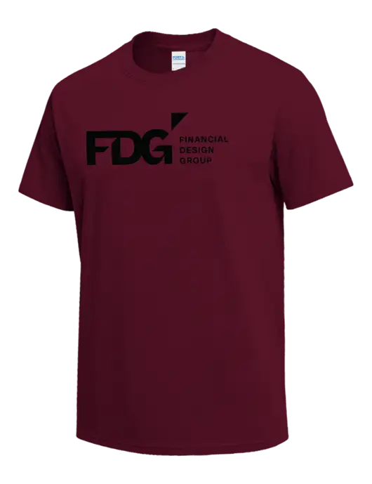 Cardinal Heavyweight 6.1 oz T-Shirt w/FDG Logo