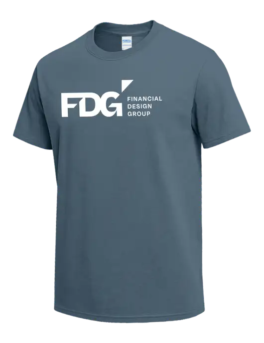 Slate Blue Heavyweight 6.1 oz T-Shirt w/FDG Logo