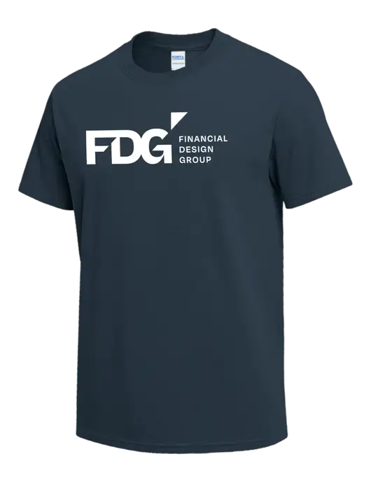 Dark Slate Blue Heavyweight 6.1 oz T-Shirt w/FDG Logo