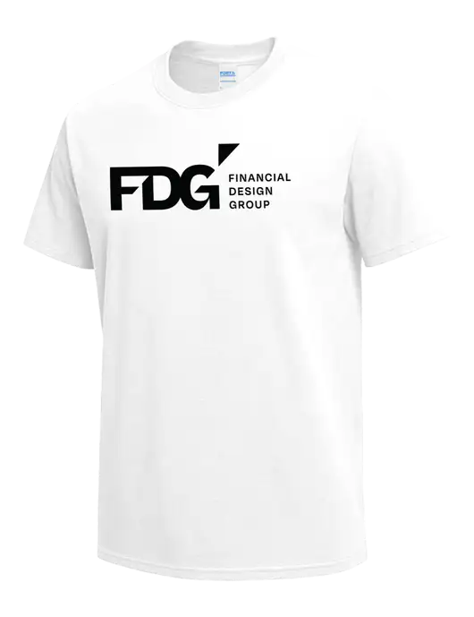 White Heavyweight 6.1 oz T-Shirt w/FDG Logo