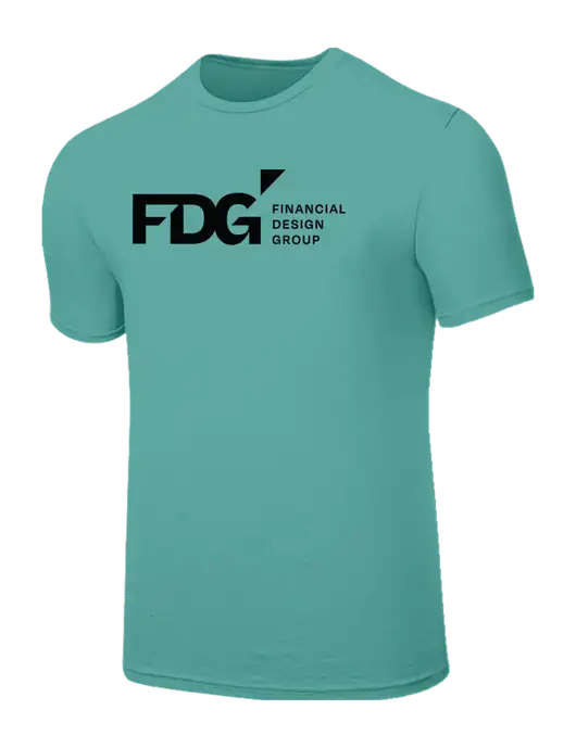 Seriously Soft Light Teal T-Shirt w/FDG Logo