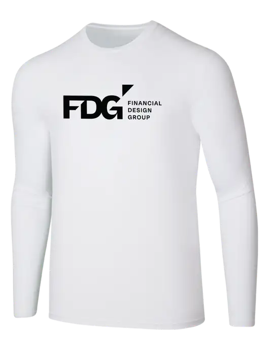 Seriously Soft White Long Sleeve T-Shirt w/FDG Logo