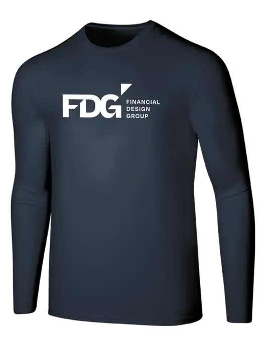 Seriously Soft Navy Long Sleeve T-Shirt w/FDG Logo