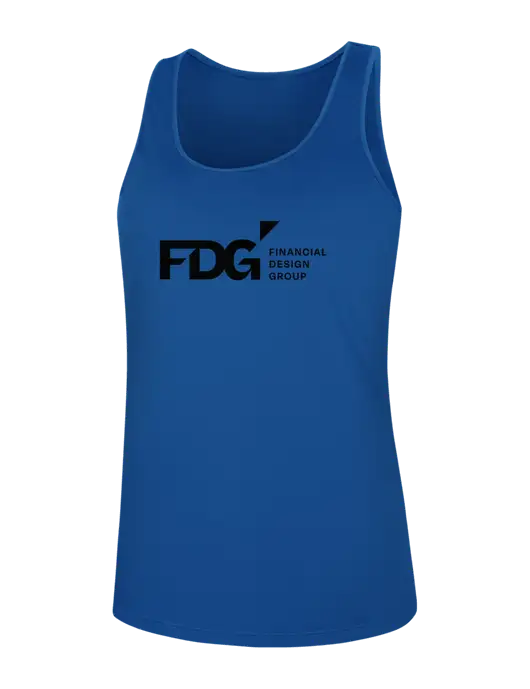 Womens Dark Royal PosiCharge Competitor Racerback Tank w/FDG Logo