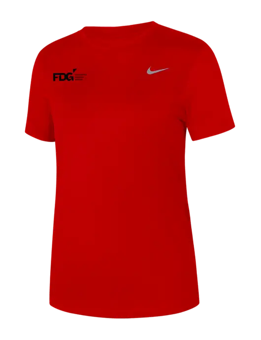 Nike Womens Team rLegend Red T-Shirt w/FDG Logo