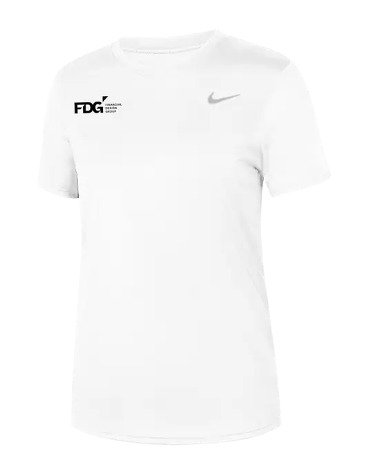 Nike Womens Team rLegend White T-Shirt w/FDG Logo