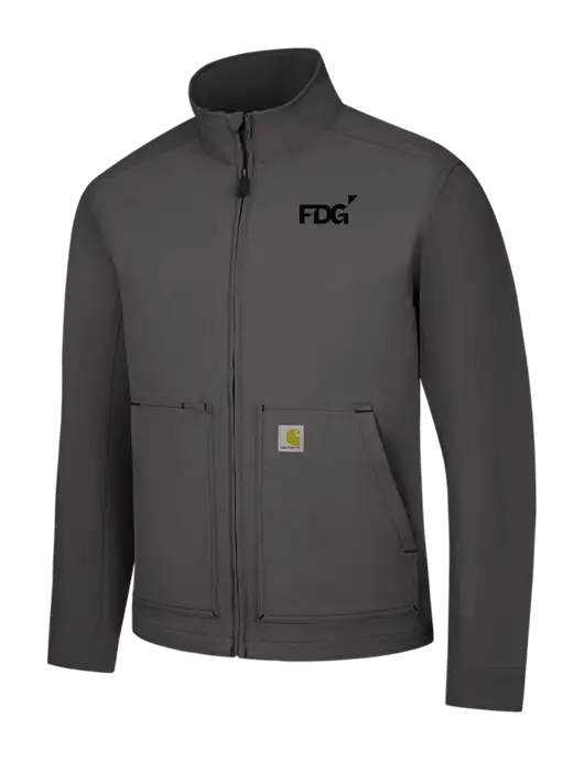 Carhartt Dark Grey Super Dux Soft Shell Jacket w/FDG Logo