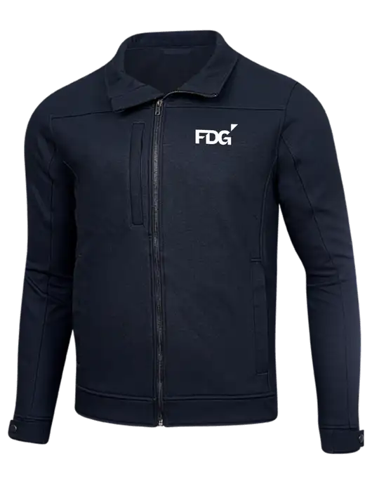 Cornerstone Navy Duck Bonded Soft Shell Jacket w/FDG Logo