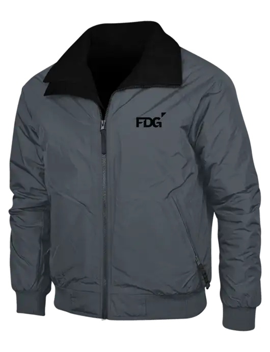 Dark Grey/Black Classic Challenger Jacket w/FDG Logo