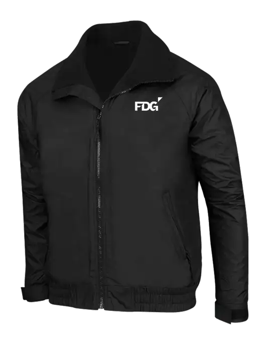 True Black/True Black Classic Competitor Jacket w/FDG Logo