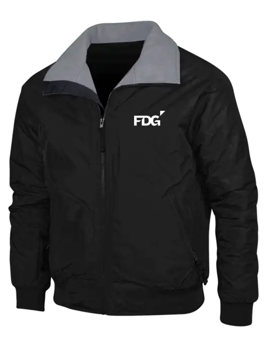 Black/Grey Classic Challenger Jacket w/FDG Logo