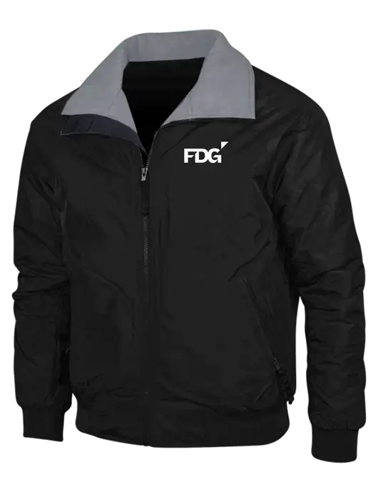 Black/Grey Classic Challenger Jacket w/FDG Logo