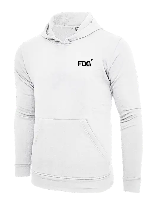 Adidas White Fleece Hooded Sweatshirt w/FDG Logo