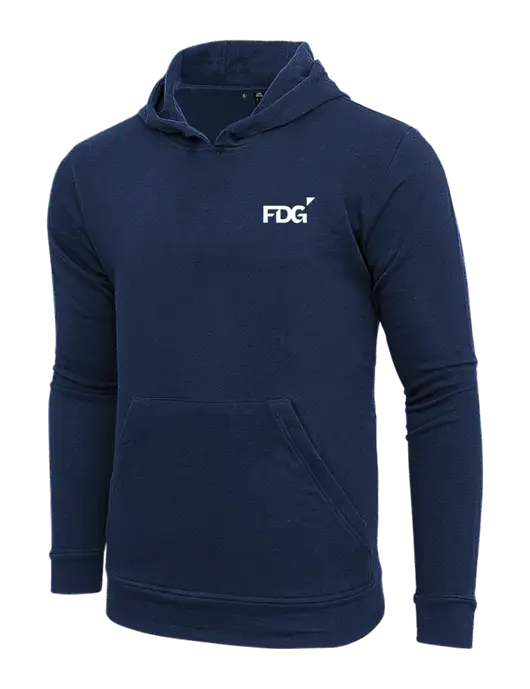 Adidas Navy Fleece Hooded Sweatshirt w/FDG Logo
