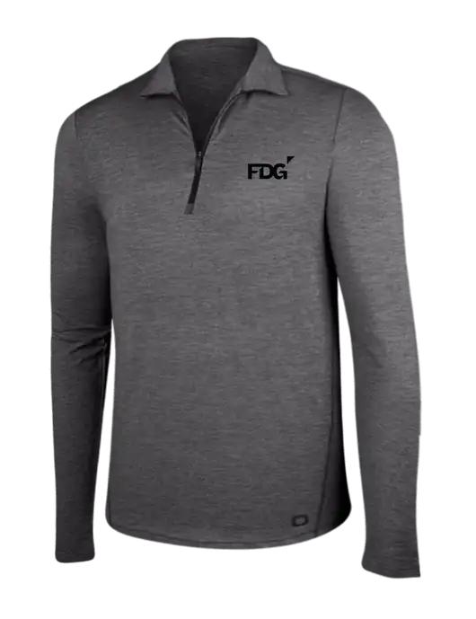OGIO Gear Grey Heather Endurance Force 1/4 Zip w/FDG Logo
