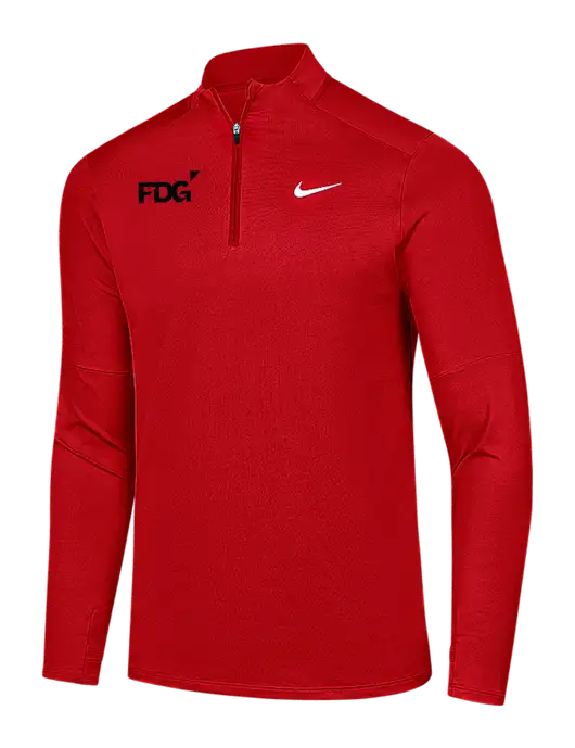 Nike Red Dri-FIT Element 1/2-Zip Pullover w/FDG Logo