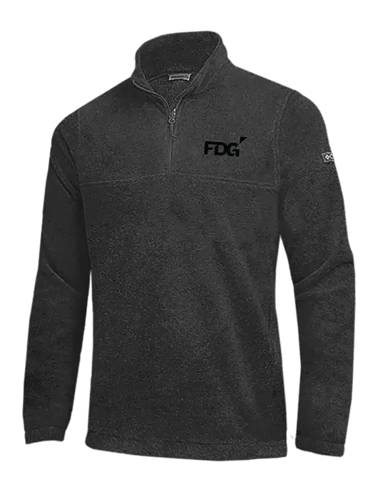 Columbia Charcoal Heather Steens Mountain Fleece 1/2 Zip Pullover w/FDG Logo