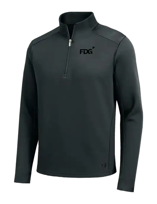 OGIO Transcend Very Dark Grey 1/4-Zip w/FDG Logo