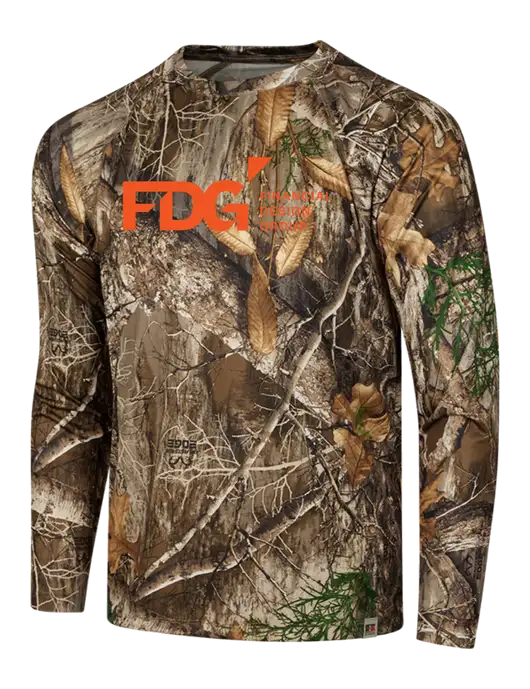 Russell Outdoors Realtree Edge Camo Performance Long Sleeve T-Shirt w/FDG Logo