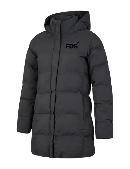 Mercer+Mettle Womens Dark Grey Puffy Parka  w/FDG Logo