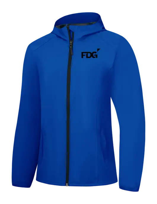Womens Royal Essential Rain Jacket w/FDG Logo