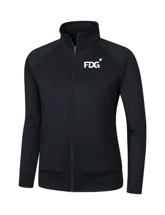 Womens Black NRG Fitness Jacket w/FDG Logo