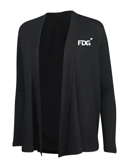 Black Womens Concept Cardigan w/FDG Logo