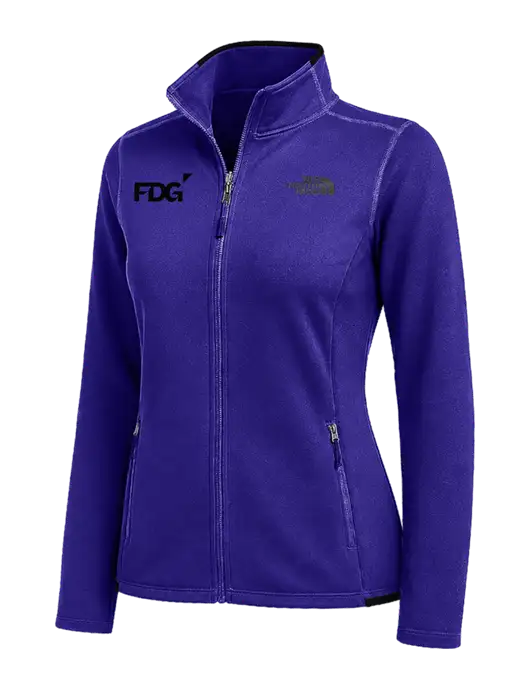 The North Face Womens Dark Royal Skyline Full-Zip Fleece Jacket w/FDG Logo